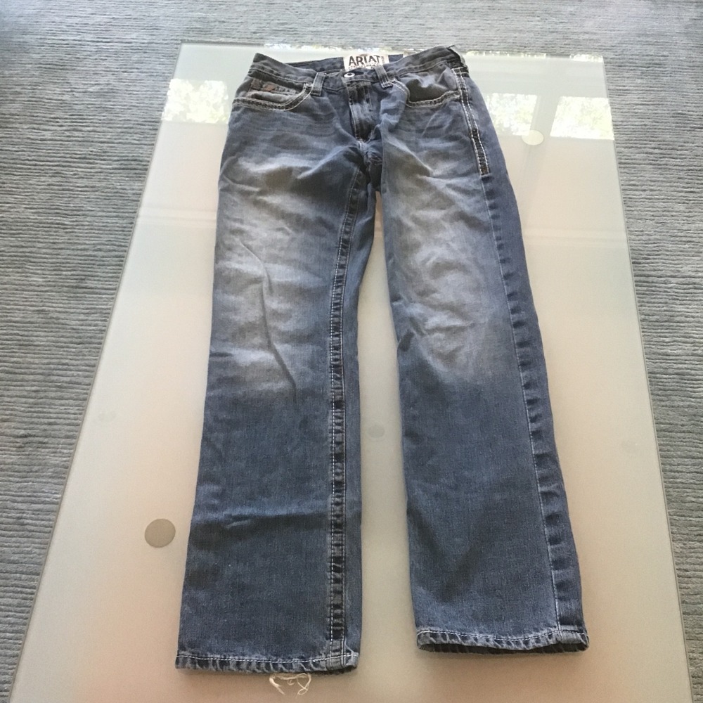 Ariat M2 Relaxed Boot Cut Jeans Mens 30x34 Medium Wash Denim Western Workwear